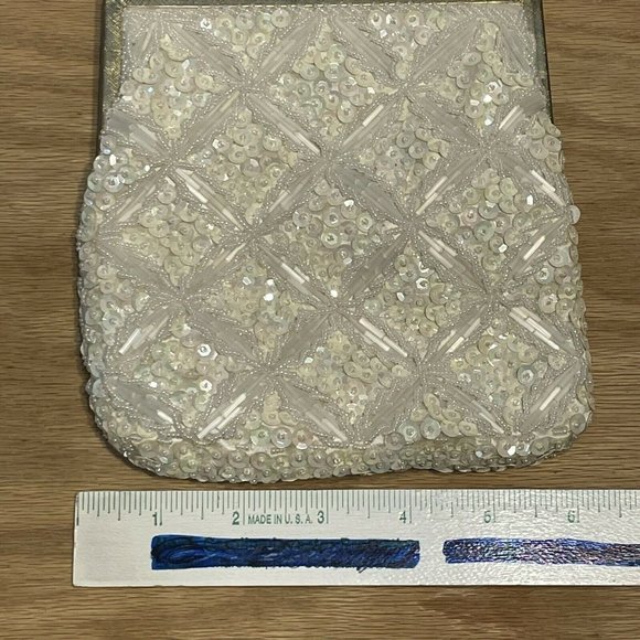 vintage 40s 50s beaded mister ernest handbag simon - Picture 6 of 11